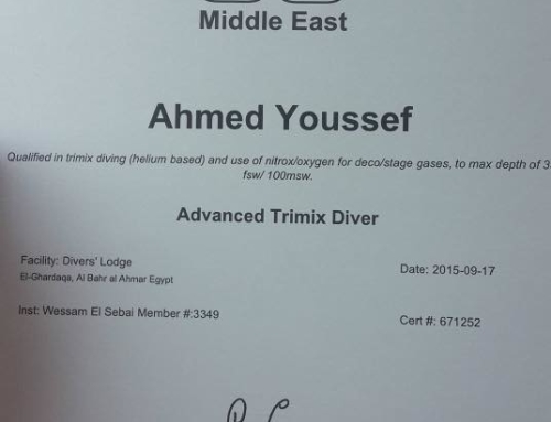 Successful TDI Advanced Trimix Diver Course in Hurghada